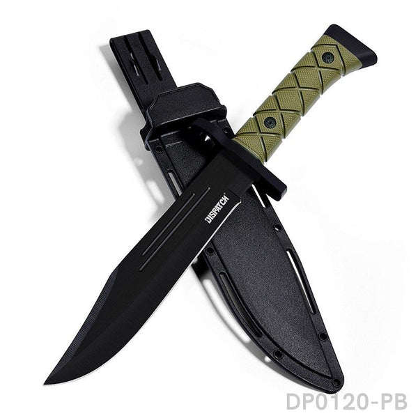 1 pc fixed blade knife hunting camping knife fishing knife portable pocket  knife with leather sheath