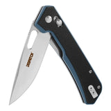 4.25 Inch D2 Steel Drop Point Blade with G10 Handle Pocket Knife