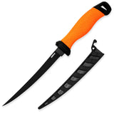 Fish Scale Pattern Fishing Knife with PP+Golf Leather