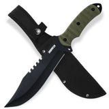 13.5" Tactical Knife Fixed Blade Knives Hunting Knife For Outdoor Bowie