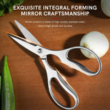 All Stainless Steel Professional Kitchen Scissors Detachable Design