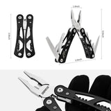 3.9" Multi Tool Pocket Knife Screwdriver Sleeve Plier Saw Multi-Function Pliers