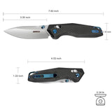 D2 Stainless Steel Blade and Non-Slip G10 Handle for Outdoor and Survival