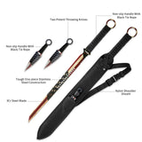 Dispatch Full Tang Tactical Katana Ninja Sword Machete