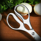 All Stainless Steel Professional Kitchen Scissors Detachable Design