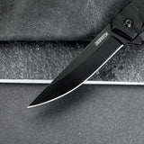 Cool Folding Pocket Knife Liner Lock with Pocket Clip and Glass Breaker