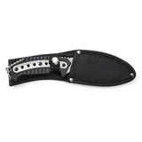 10 inch G10 Handle Fixed Blade Knife With Nylon Sheath