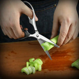 All Stainless Steel Professional Kitchen Scissors Detachable Design