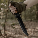 14" Tactical Fixed Blade Knife With Sheath And Window Breaker