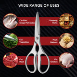 All Stainless Steel Professional Kitchen Scissors Detachable Design