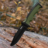 9 Inch Survival Hunting Knives with Non-Slip Handle And Serrated Teeth