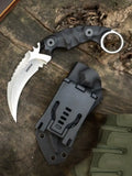 7” Claw Knife G10 handle with k-sheath