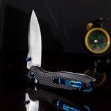 D2 Stainless Steel Blade and Non-Slip G10 Handle for Outdoor and Survival