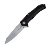 5" D2 Blade And Frame Lock Folding Knife With Nylon Sheath