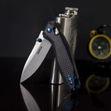 D2 Stainless Steel Blade and Non-Slip G10 Handle for Outdoor and Survival