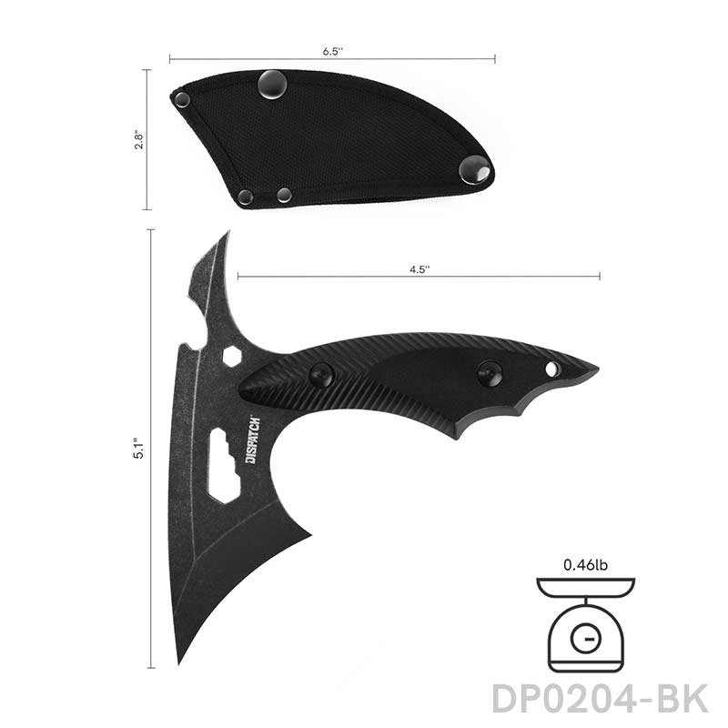 6.5 Fixed Blade Knife D2 Sanding Blade G10 Handle W/Sheath for Outdoor EDC  Tool
