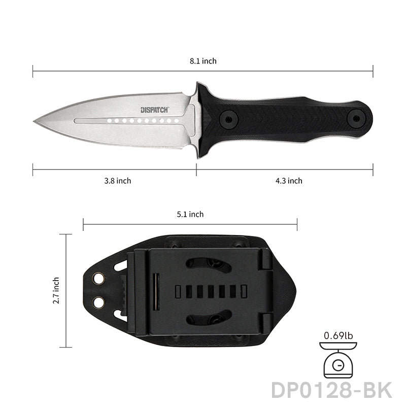 MCDLOKA Fixed Blade Knives Outdoor Survival Camping Knife with G10 Handle  Waist Clip EDC Kydex Sheath - Buy Online - 110951358