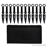 12 pcs Set Tactical Survival Throwing Knife/kunai knife for Recreation and Competition Dispatch Outdoor Life 