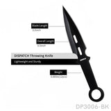 12 pcs Set Tactical Survival Throwing Knife/kunai knife for Recreation and Competition Dispatch Outdoor Life 