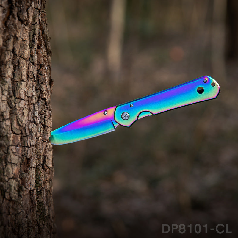 Unboxing and Testing My NEW Rainbow Knife Set! 
